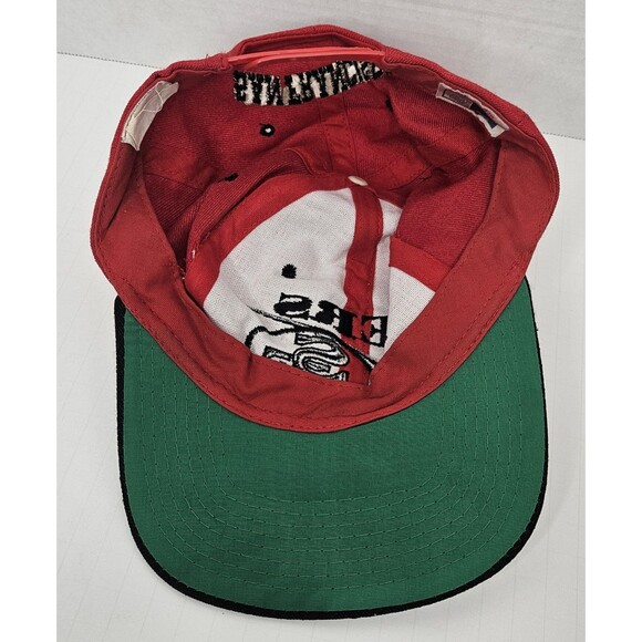 Vintage 90's San Francisco 49ers Hat Cap Snapback NFL Red Black Jerry Rice - Picture 6 of 8